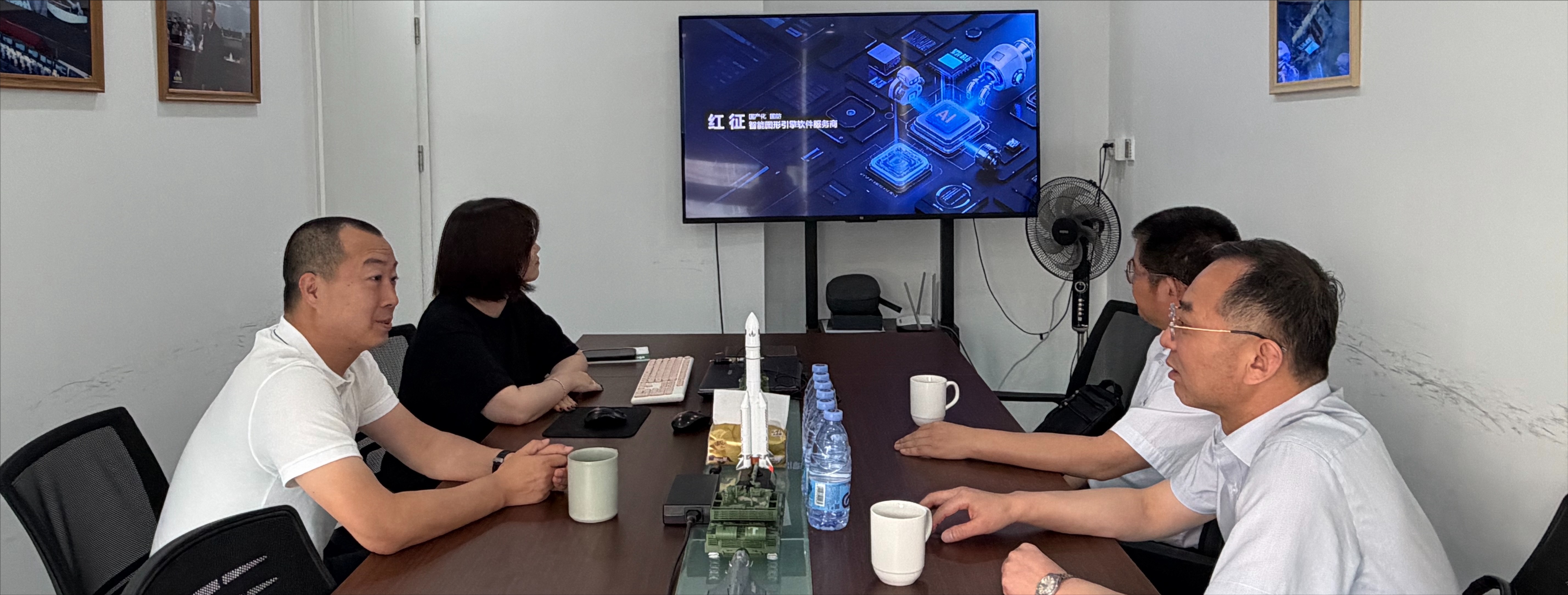 走访交流 ｜走进红征科技，探寻3D智能图形技术新机遇